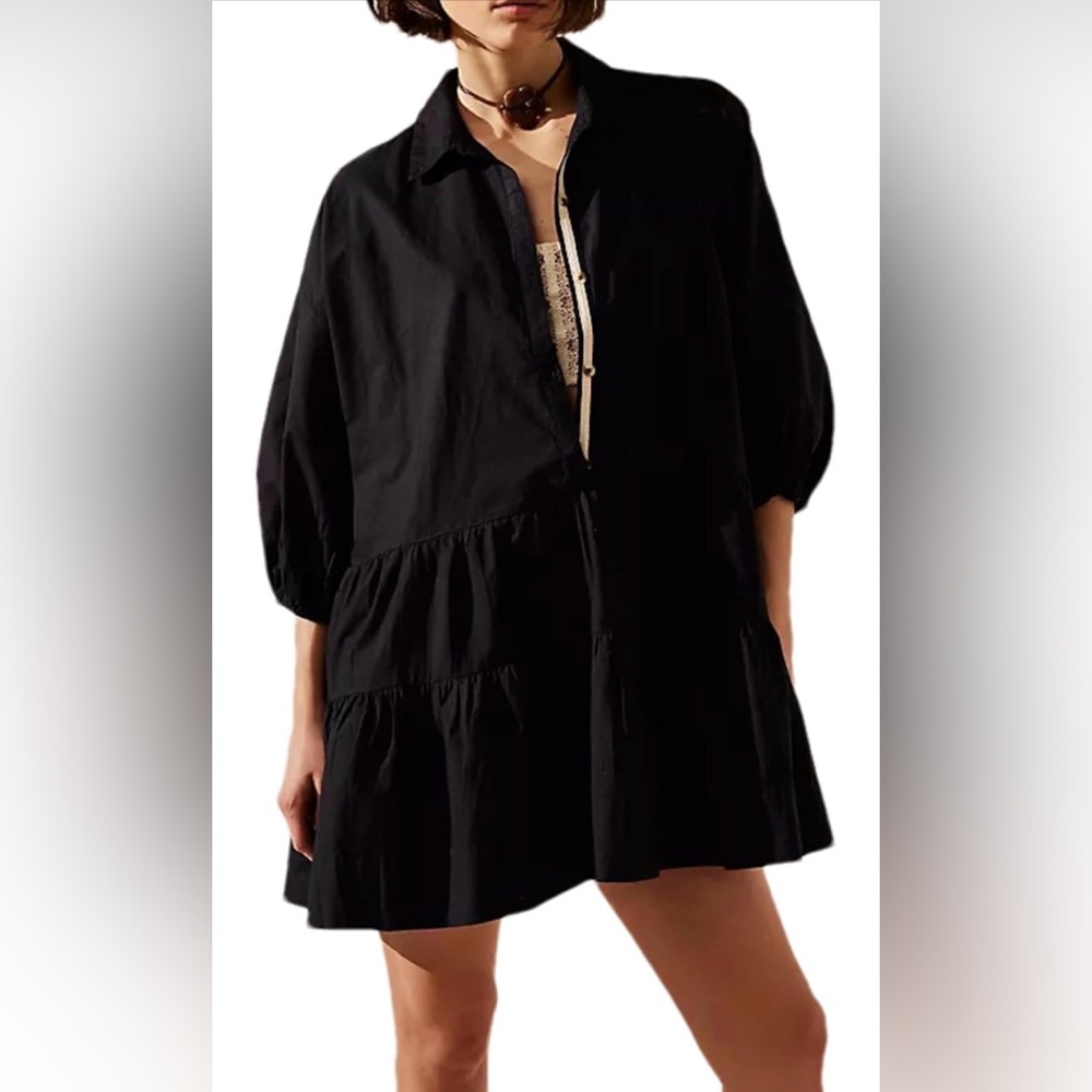 Black Tiered Dress